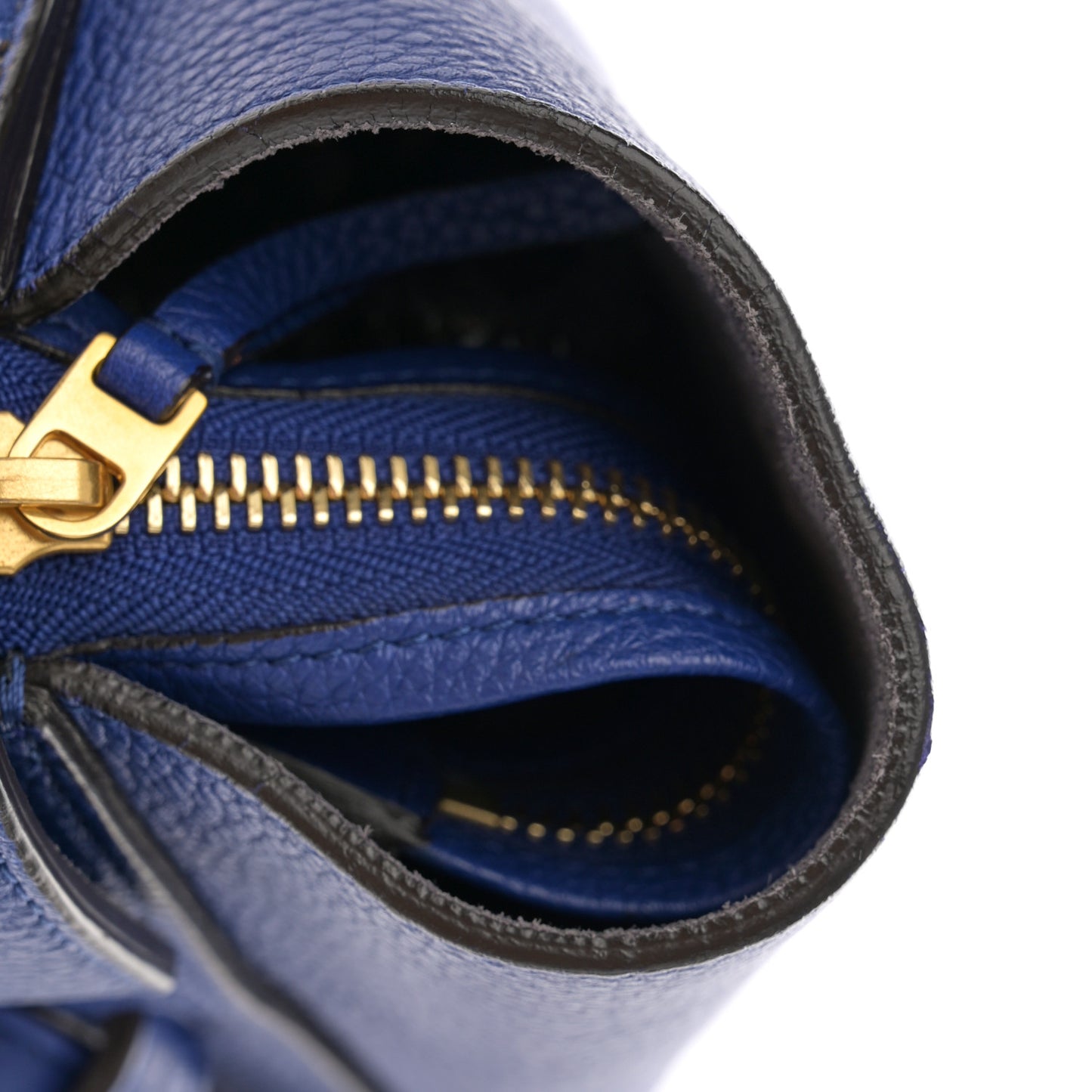Grained Calfskin Mini Belt Bag Indigo