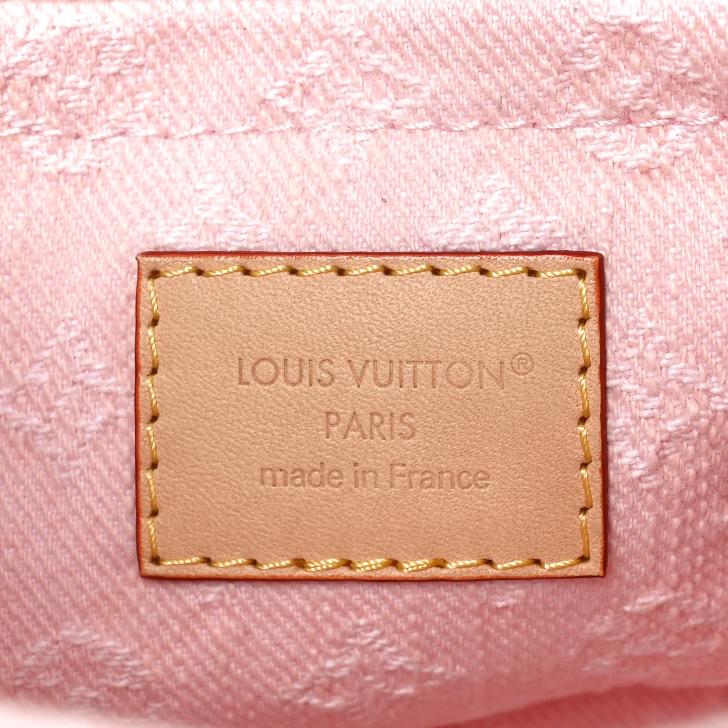 Monogram Denim Sunset Washed Pink