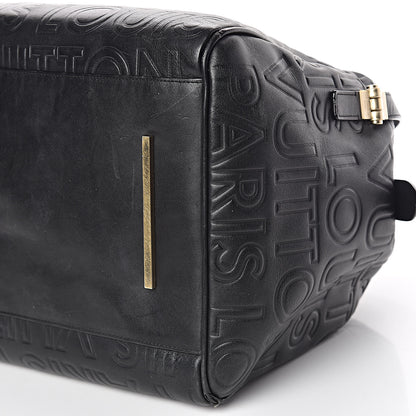 Louis Vuitton Calfskin Embossed Speedy Cube 30 Black 11 of 12