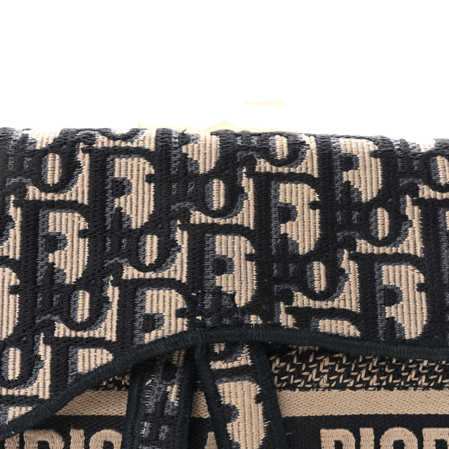 Christian Dior Oblique Slim Saddle Pouch Blue 8 of 11