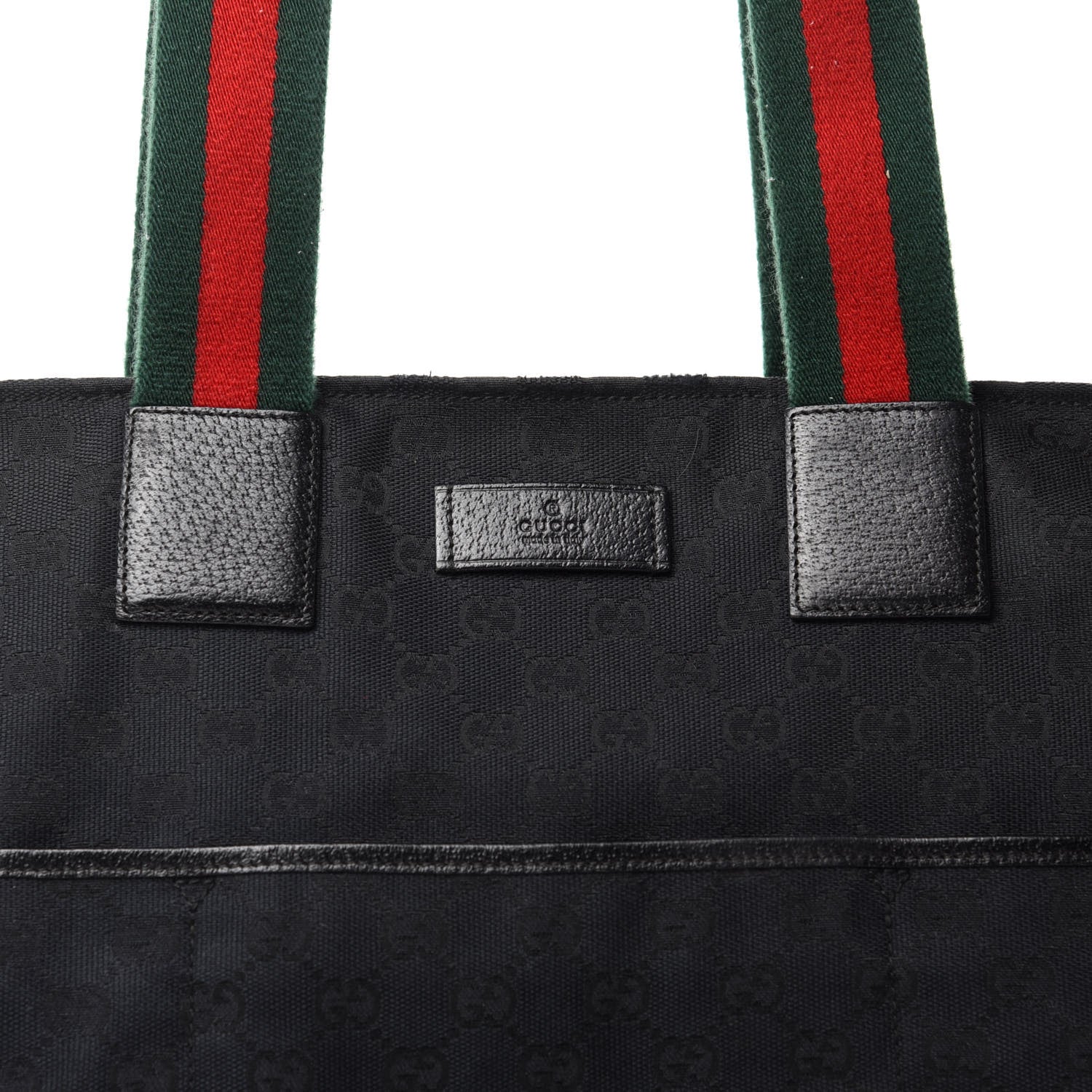 Gucci Monogram Web Large Diaper Tote Black 13 of 13
