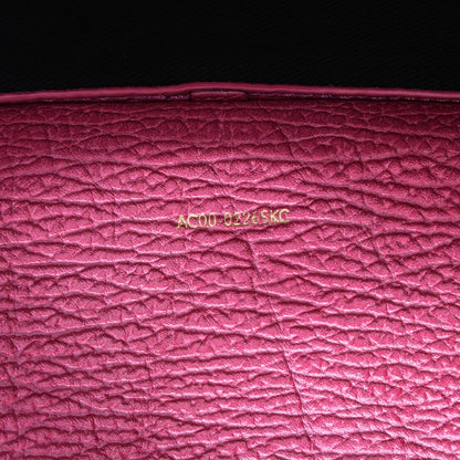 3.1 Phillip Lim 3.1 Textured Calfskin Mini Pashli Satchel Bright Fuchsia 7 of 7