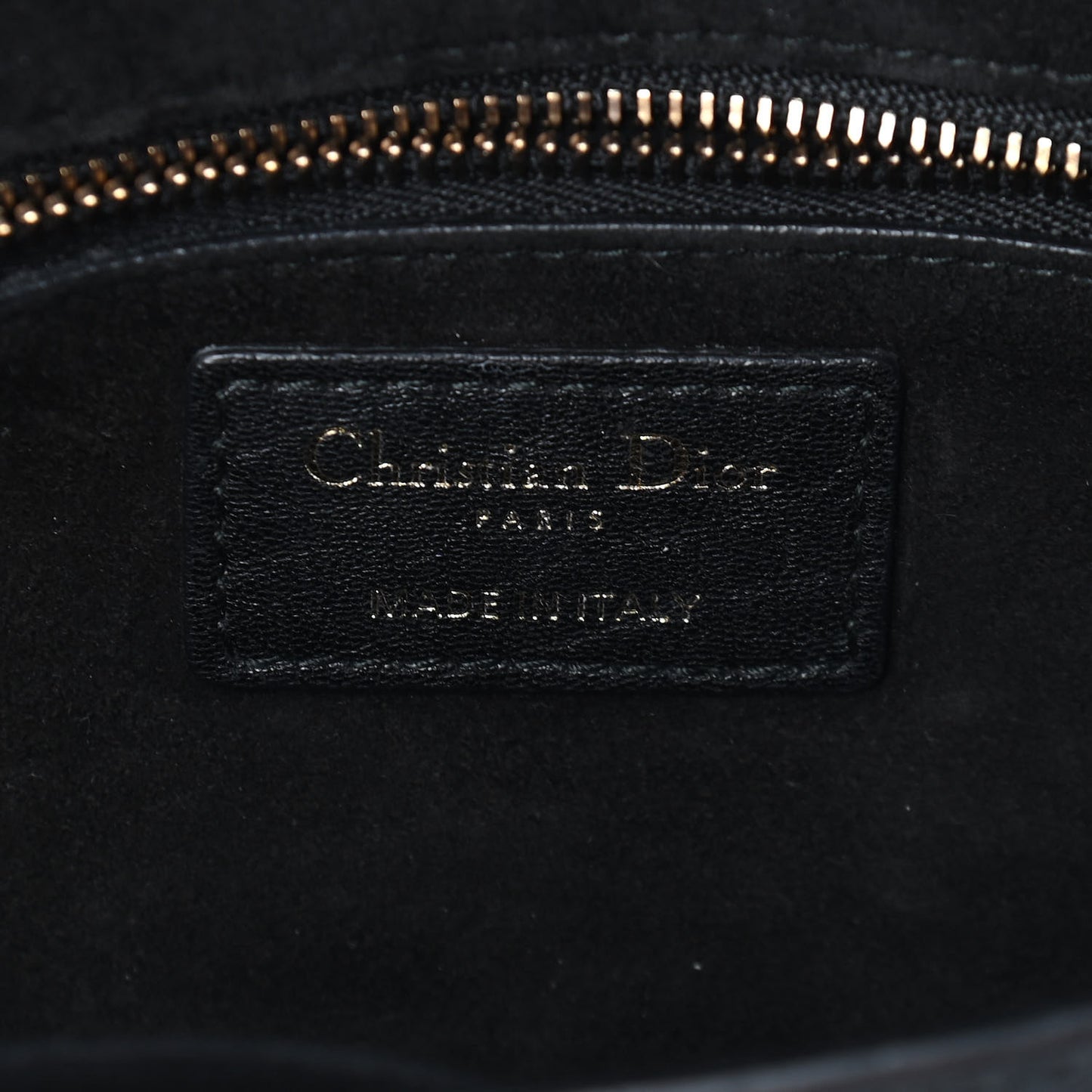 Canyon Grained Lambskin Large Dioraddict Flap Bag Black