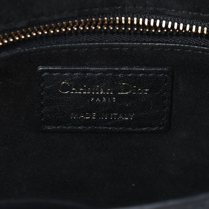Christian Dior Canyon Grained Lambskin Large Dioraddict Flap Bag Black 6 of 10
