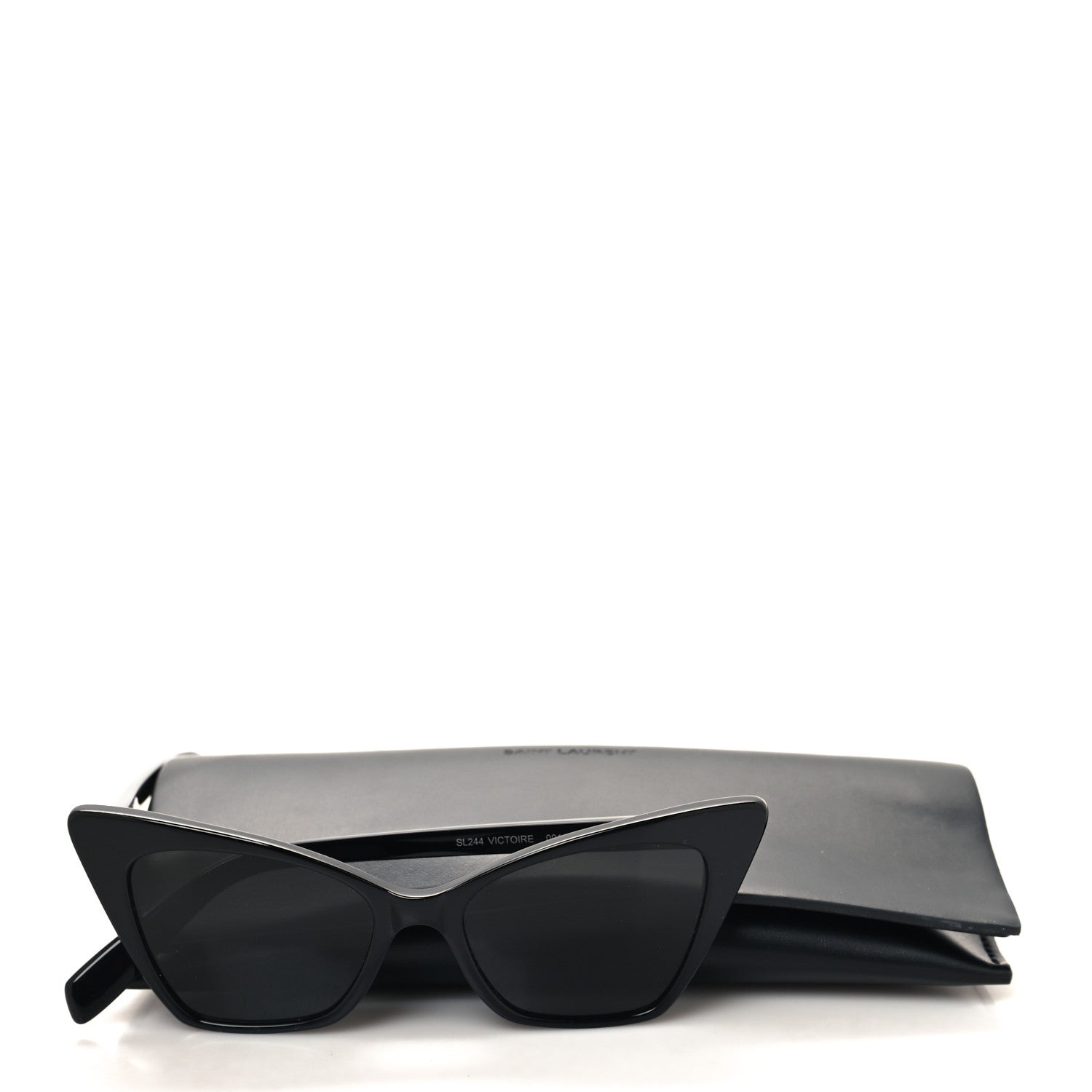 Saint Laurent Acetate SL244 Victoire Cat Eye Sunglasses Black 8 of 8