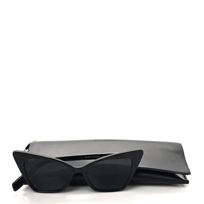 Saint Laurent Acetate SL244 Victoire Cat Eye Sunglasses Black 8 of 8