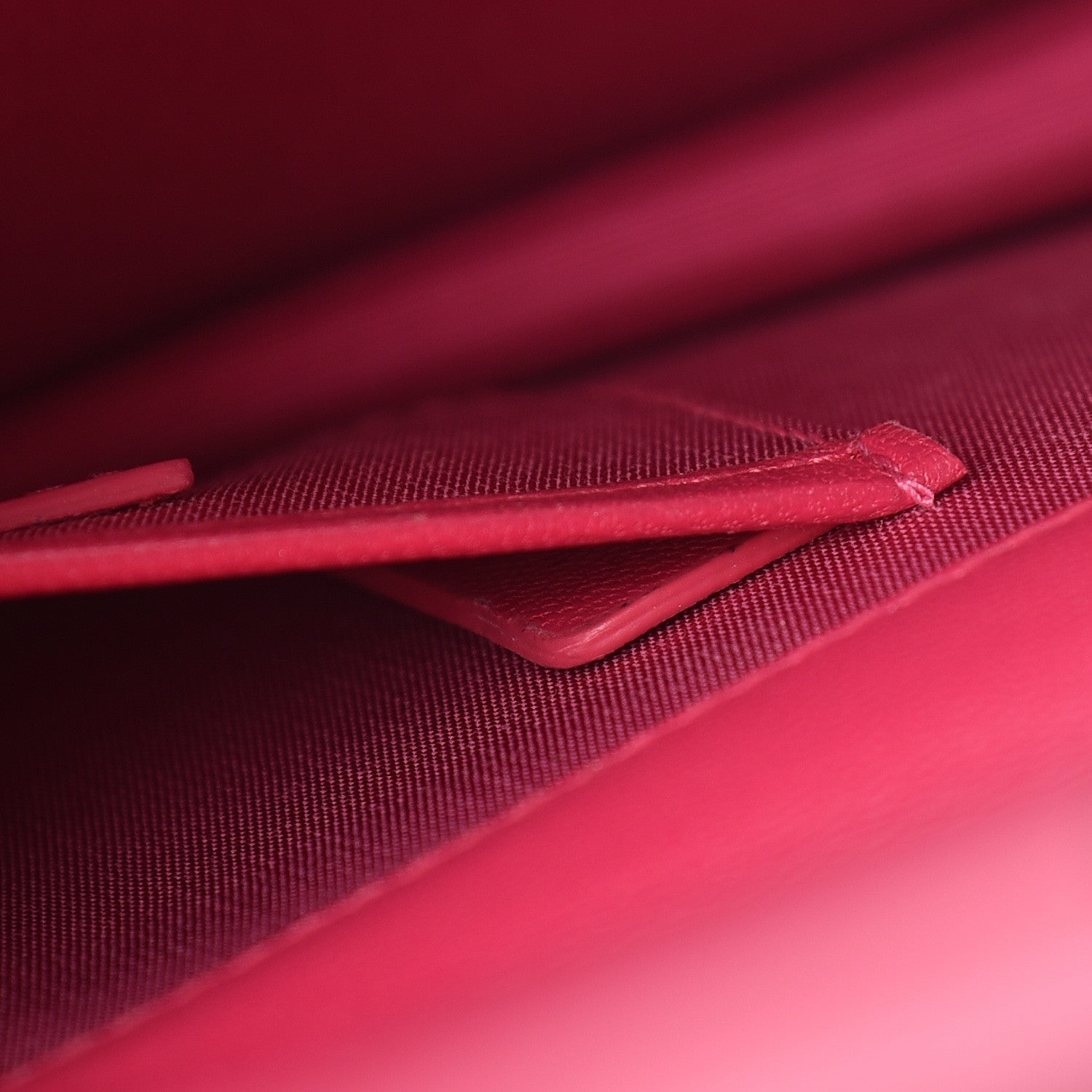 Christian Dior Lambskin Cannage Rendezvous Chain Wallet Pink 7 of 14
