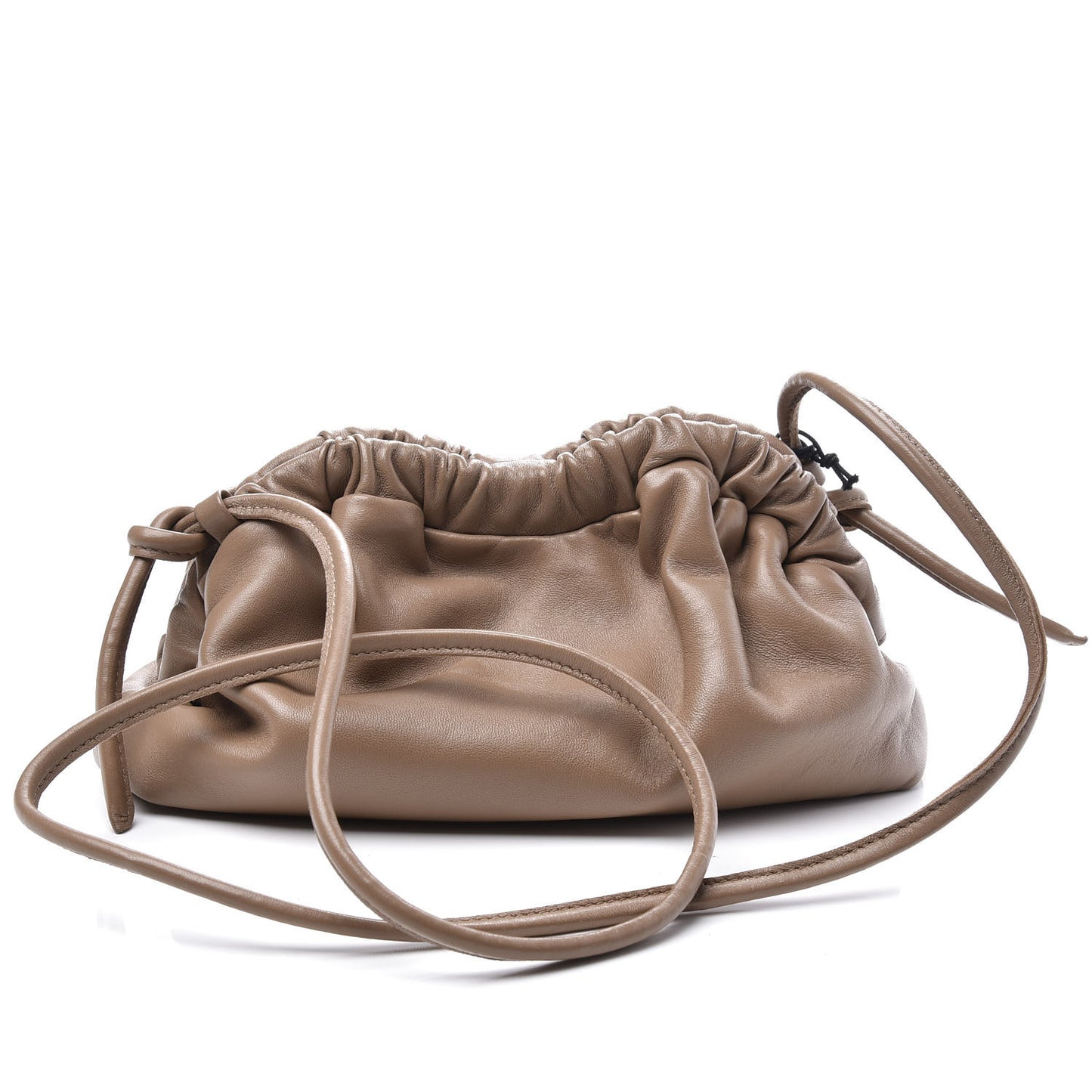 Lambskin Mini Cloud Clutch Blush
