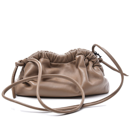 Mansur Gavriel Lambskin Mini Cloud Clutch Blush 2 of 10