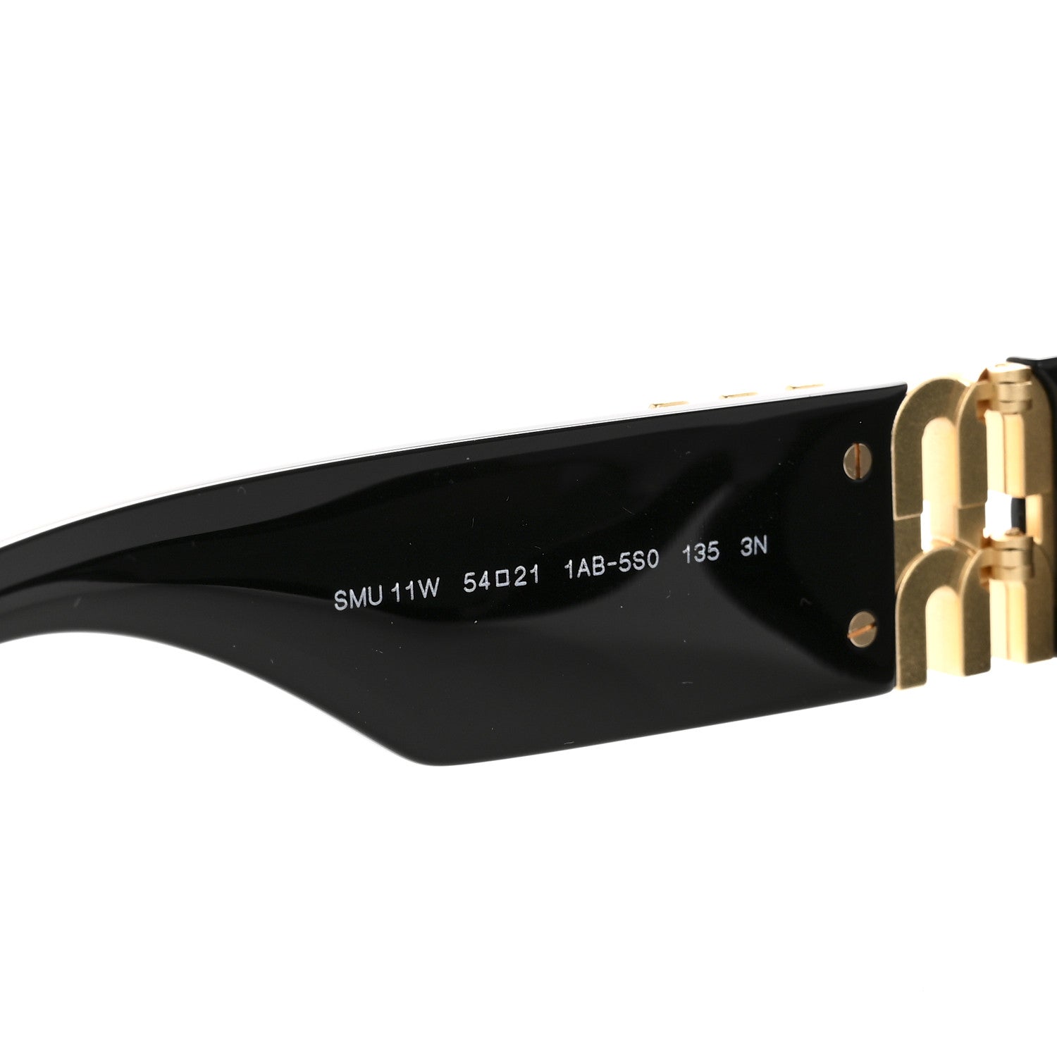 Miu Miu Acetate Oval Glimpse Sunglasses SMU11W Black 6 of 9