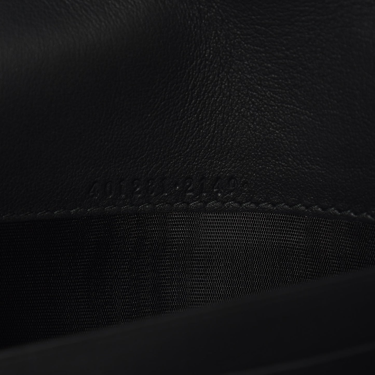 Suede Mini Dionysus Chain Wallet Black