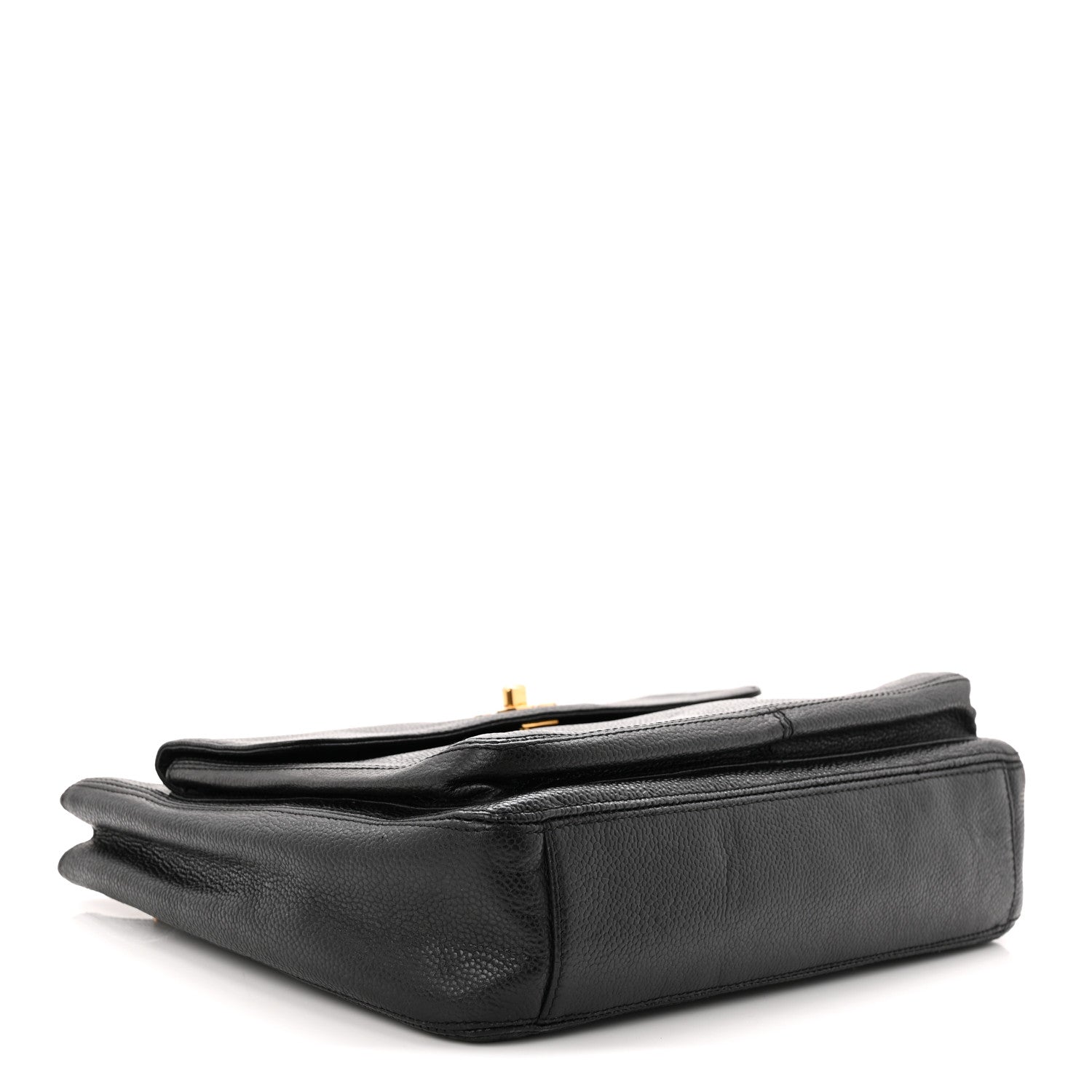 Chanel Caviar Flap Shoulder Bag Black 4 of 10