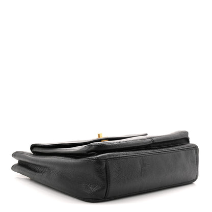 Chanel Caviar Flap Shoulder Bag Black 4 of 10