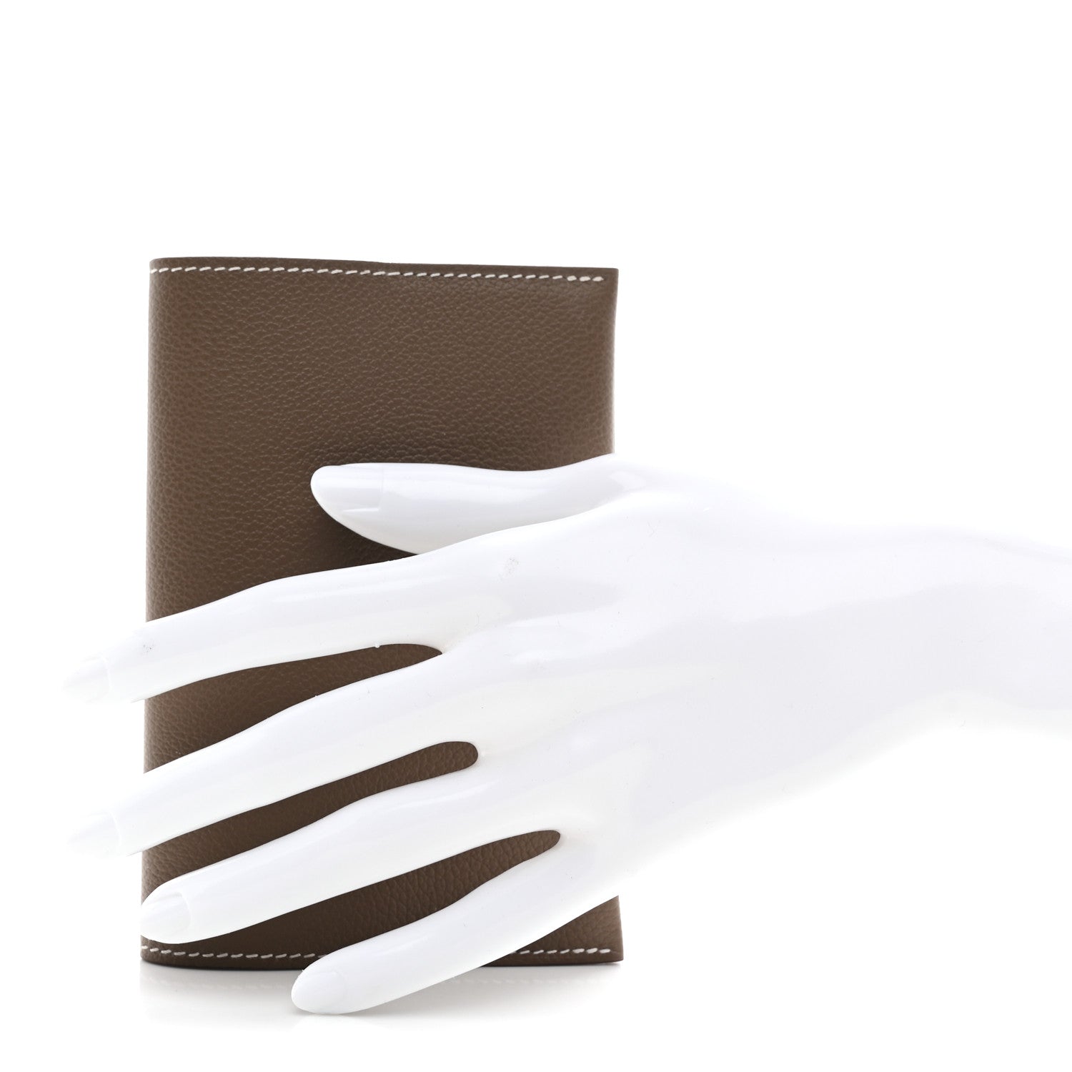 Hermes Evercolor Laque RMS Passport Holder Etoupe 1832916