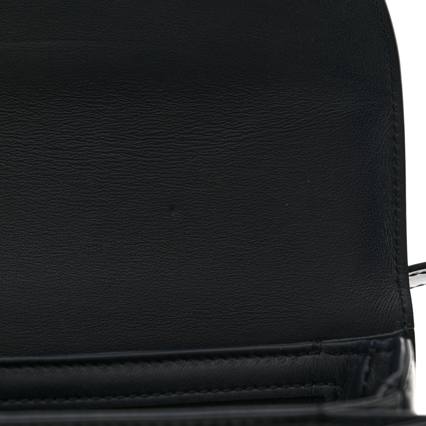 Shiny Calfskin Teen Besace Navy Blue
