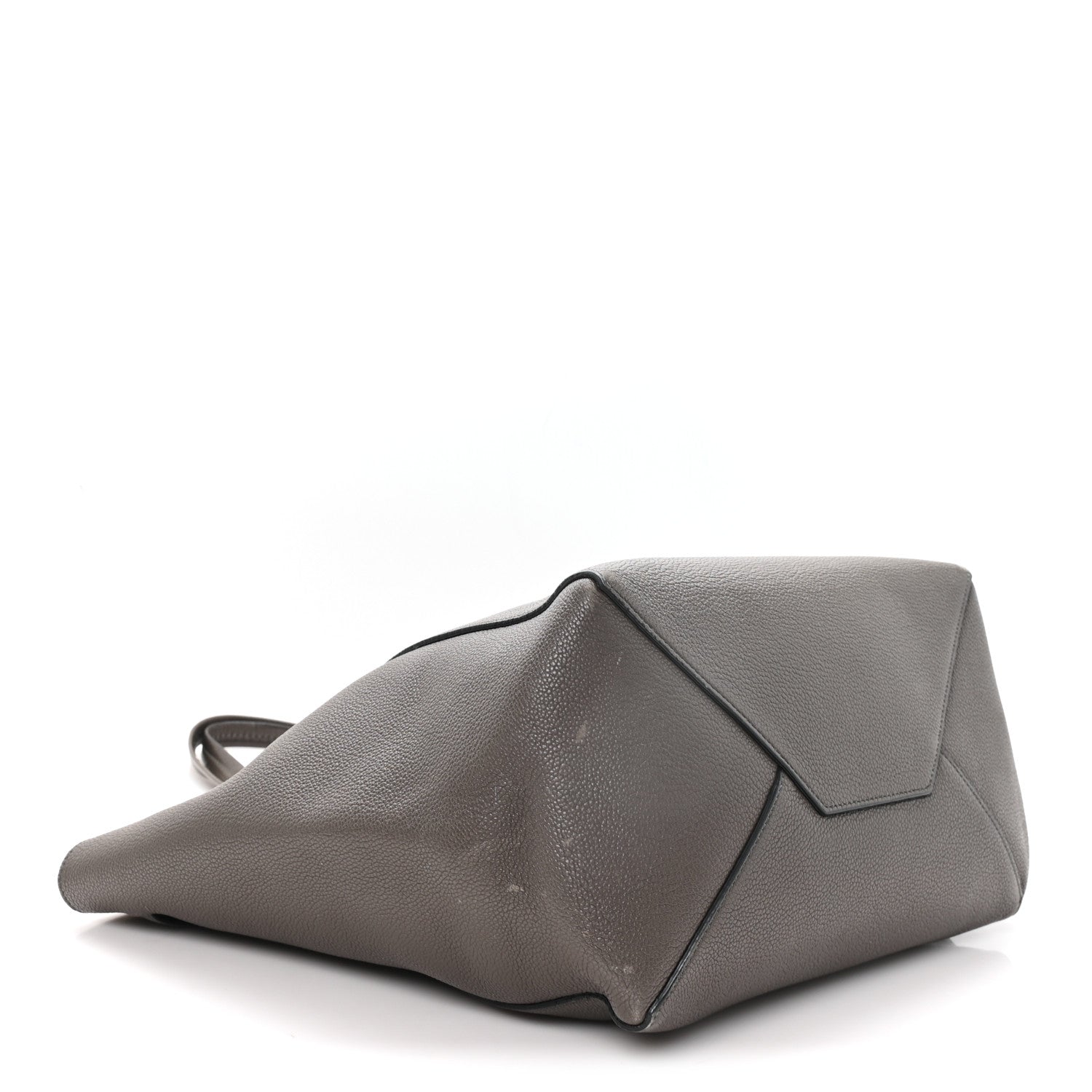 Celine Soft Grained Calfskin Small Belt Cabas Phantom Taupe 4 of 12