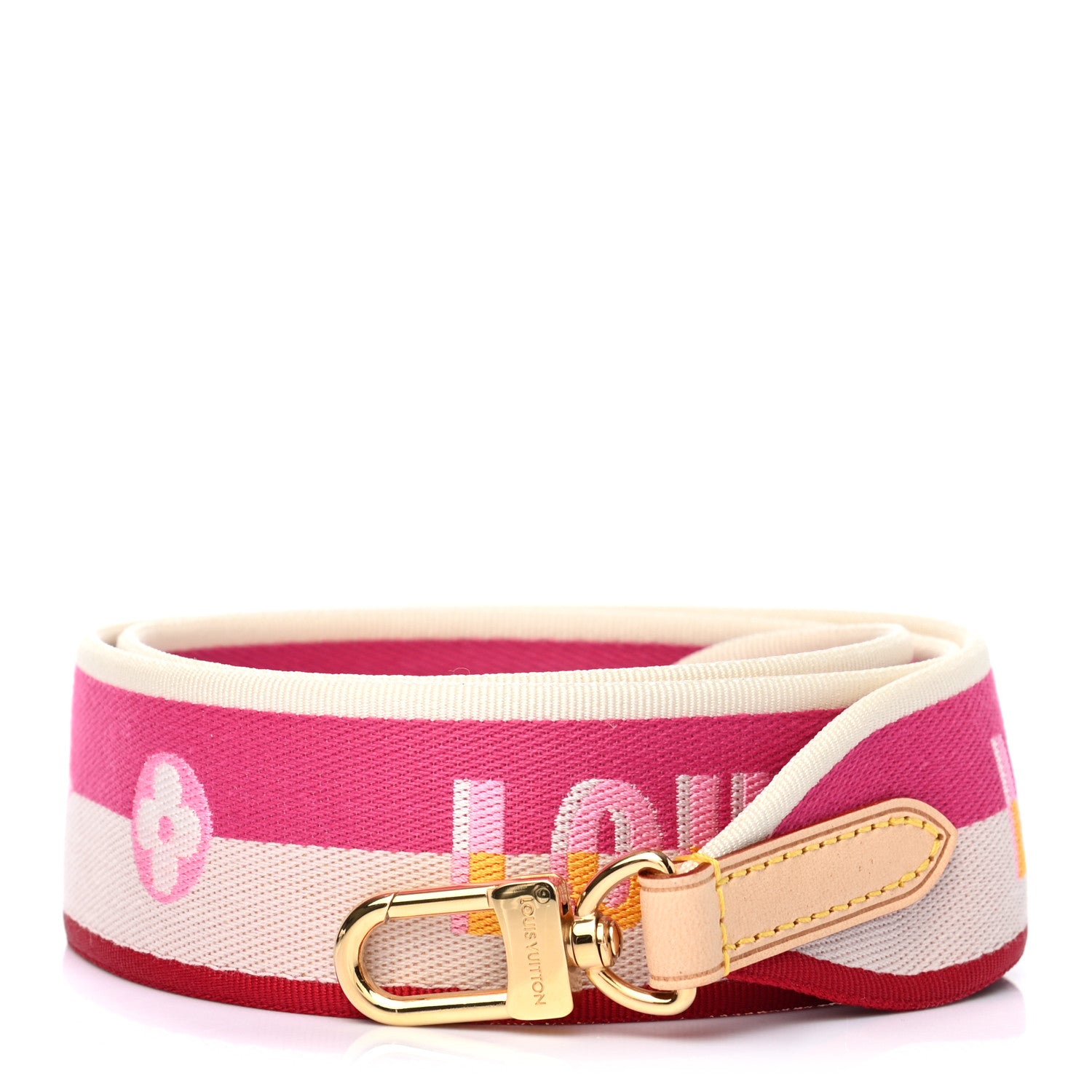 Louis Vuitton Jacquard Speedy Bandouliere 20 Shoulder Strap Fuchsia 1 of 4