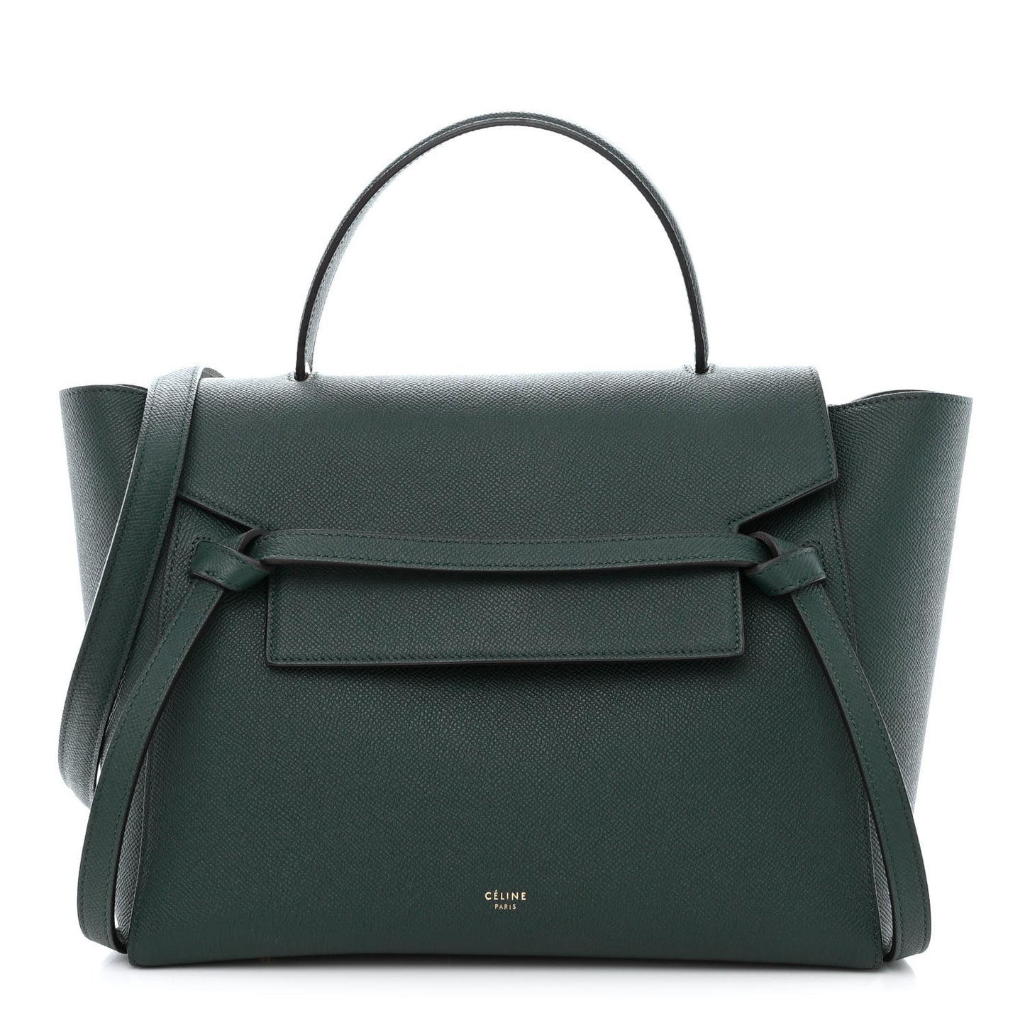 Grained Calfskin Mini Belt Bag Amazone