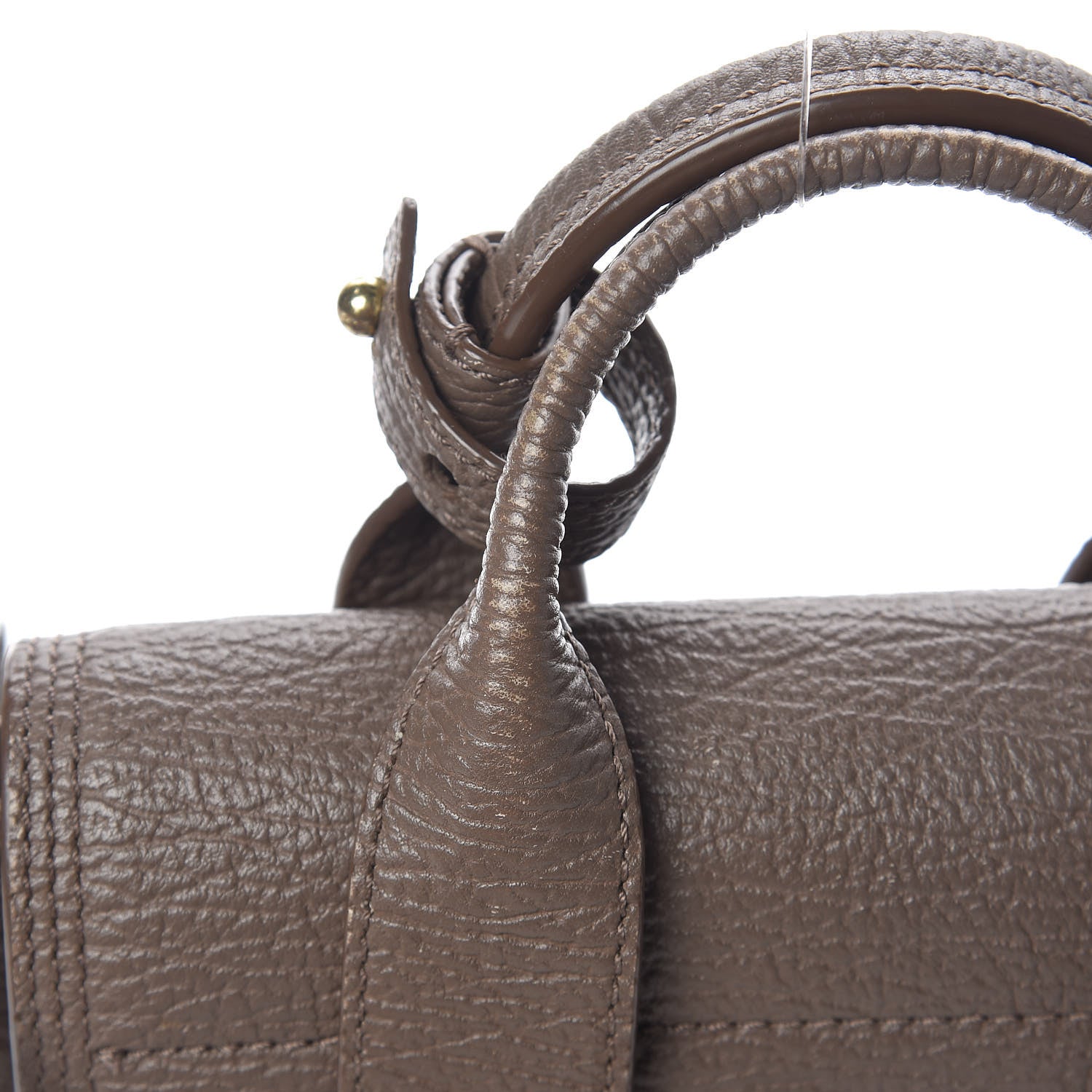 3.1 Phillip Lim 3.1 Textured Calfskin Mini Pashli Satchel Taupe 9 of 16
