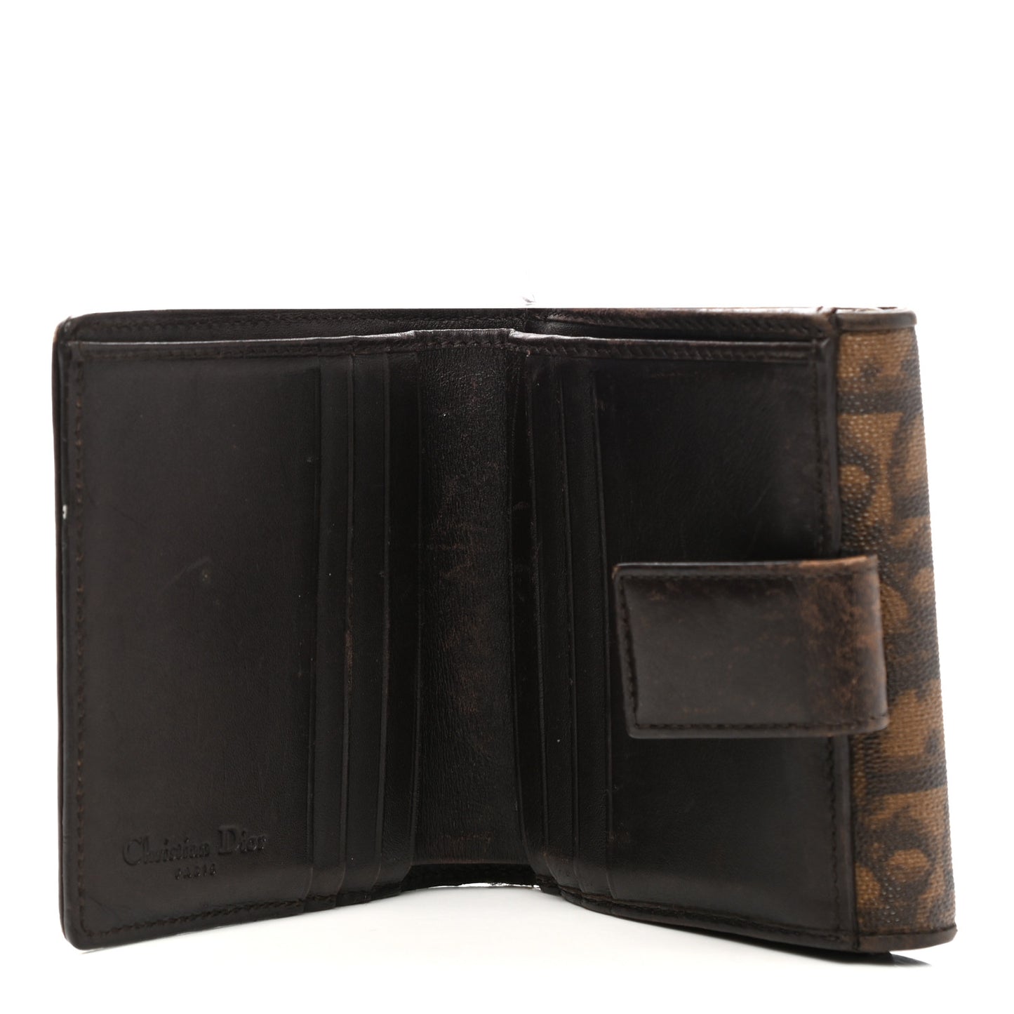 Monogram Compact Wallet Light Brown