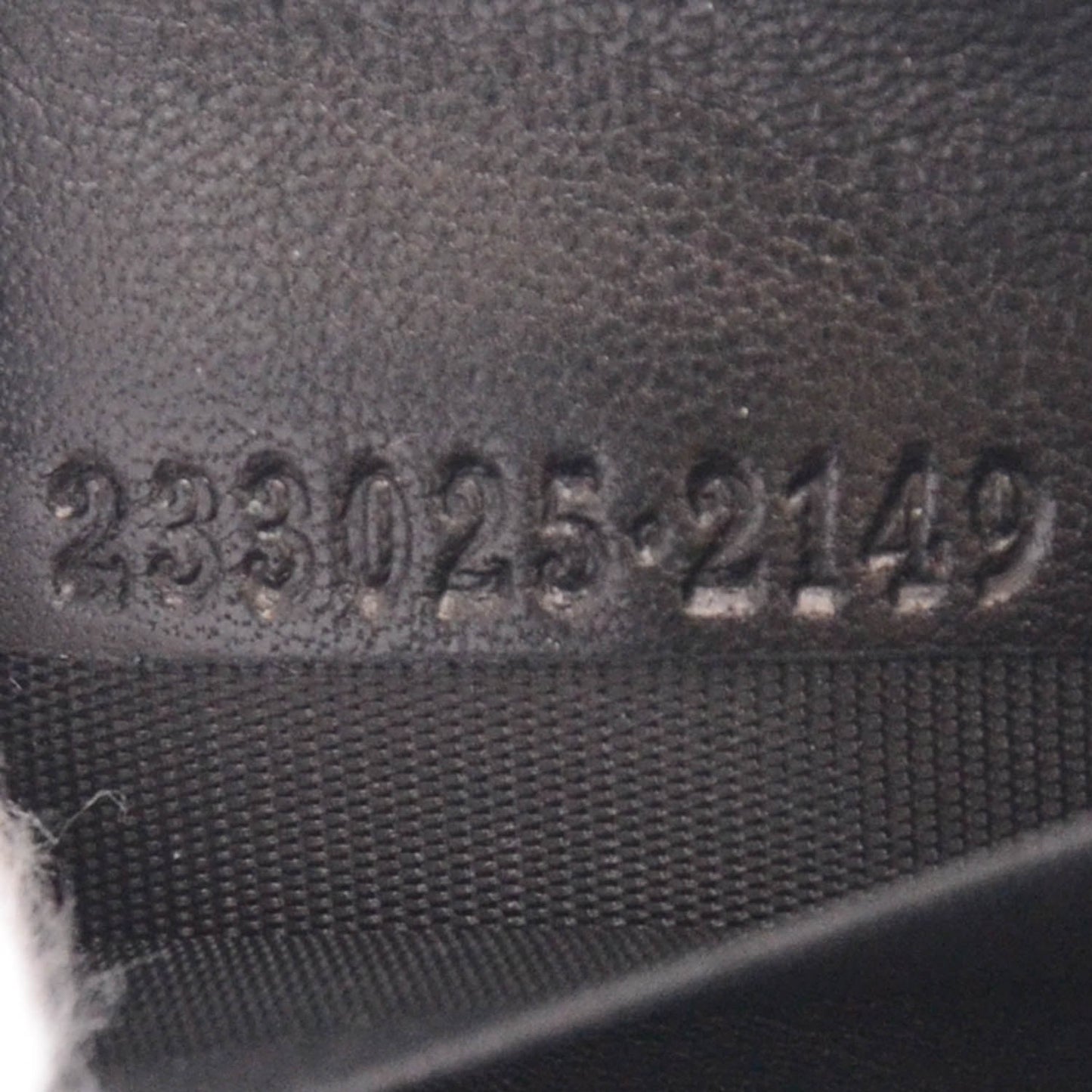 Guccissima Large Twins Zip Around Wallet Black