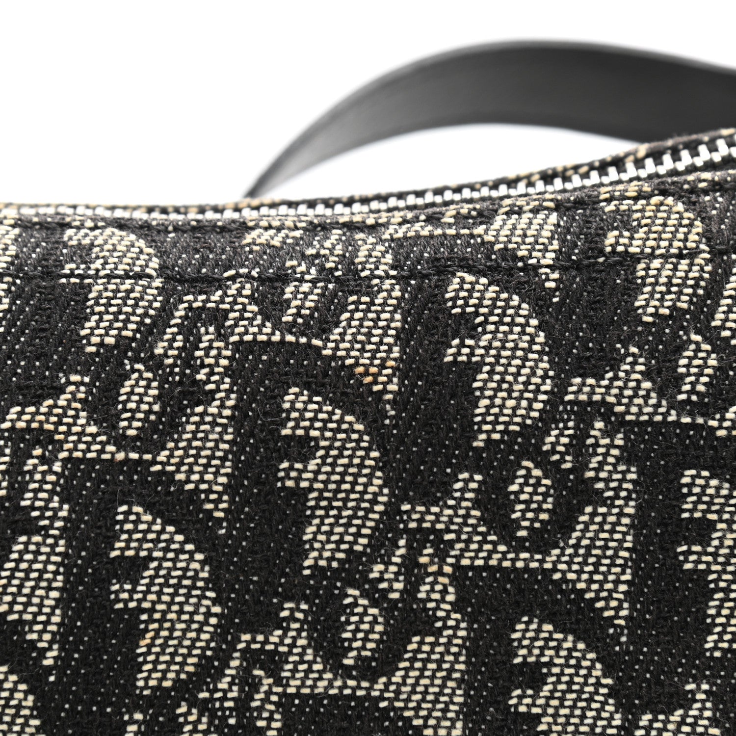 Christian Dior Monogram Shoulder Bag Pochette Black 14 of 14