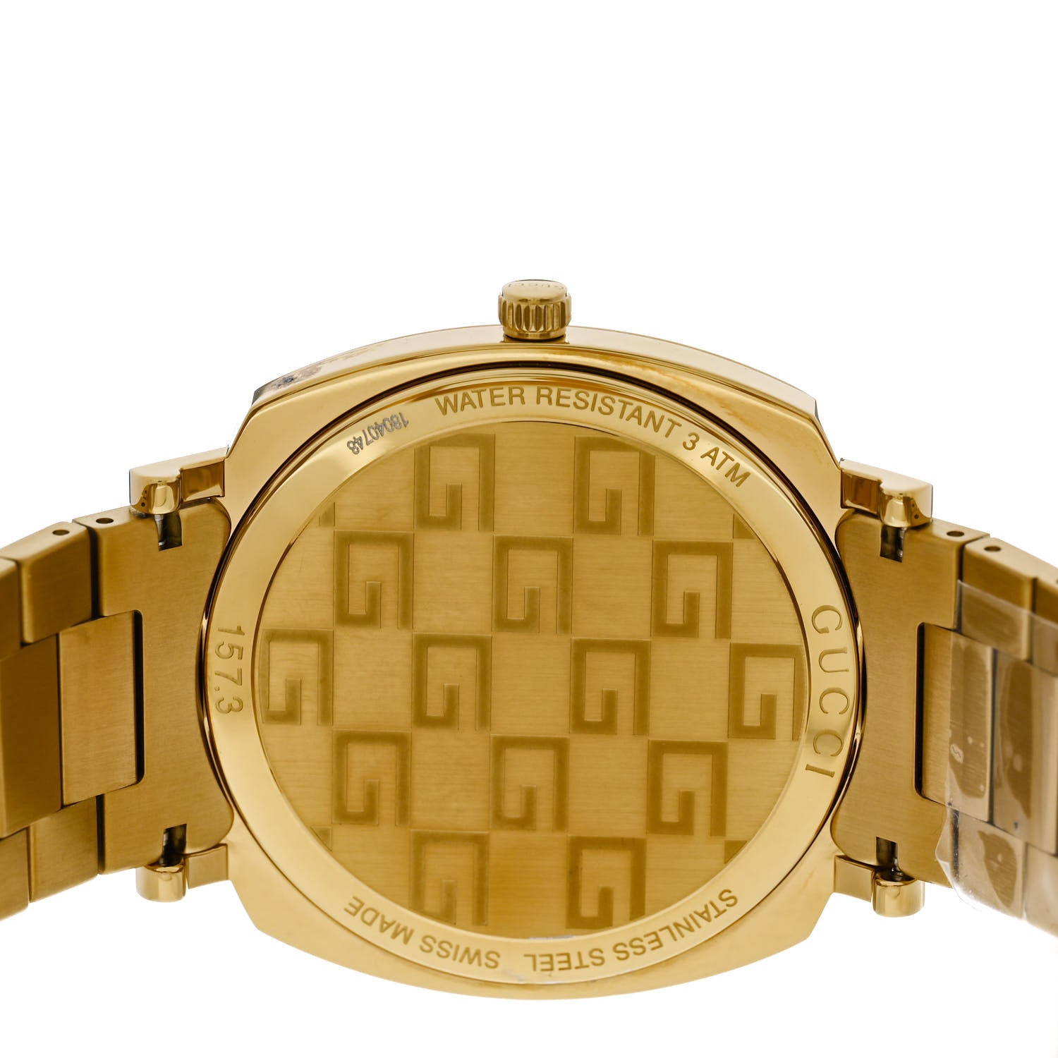 Gucci Stainless Steel 38mm Grip Quartz Watch Gold 4 of 5