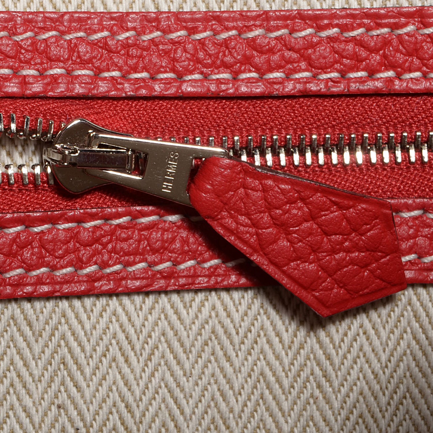 Hermes Vache Country Garden Party 36 MM Rouge Casaque 12 of 14