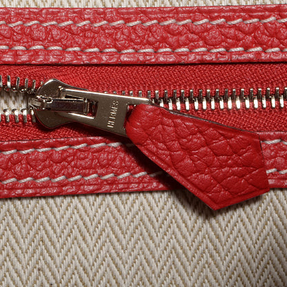Hermes Vache Country Garden Party 36 MM Rouge Casaque 12 of 14