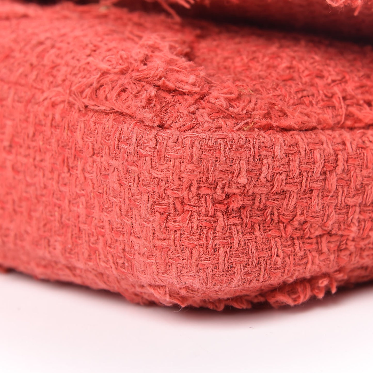Tweed Medium Nature Single Flap Red