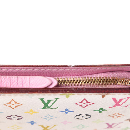 Louis Vuitton Monogram Multicolor Insolite Wallet White Litchi 8 of 12