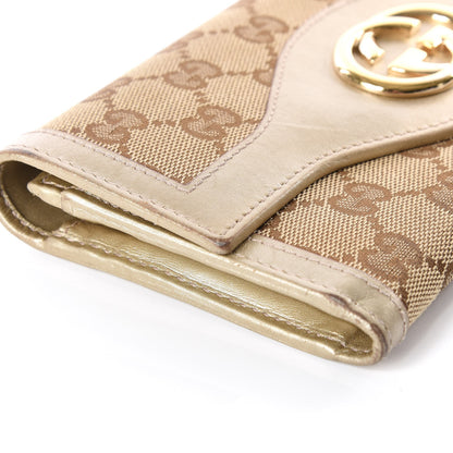 Gucci Monogram Sukey Continental Wallet Champagne 11 of 12