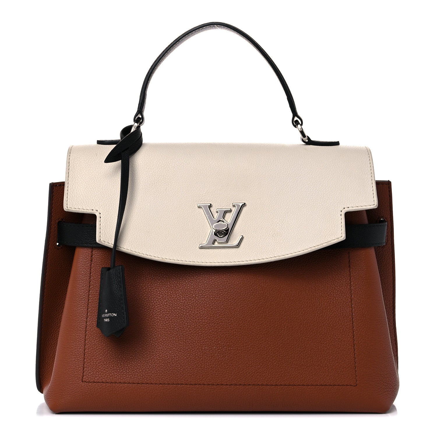 Louis Vuitton Soft Calfskin Lockme Ever BB Carmel Quartz Black 1 of 13