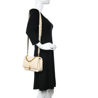 Bulgari Calfskin Matelasse Mini Serpenti Cabochon Crossbody Bag Ivory Opal 2 of 23