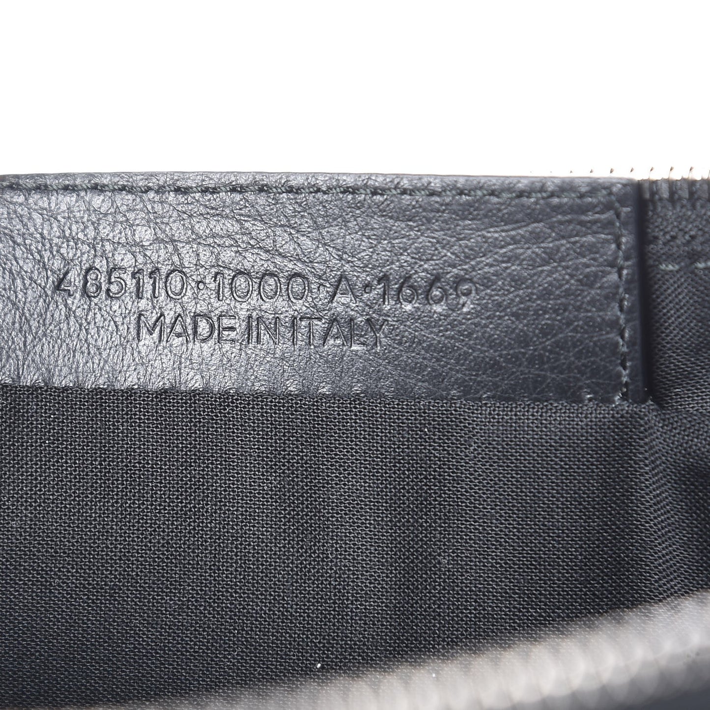 Calfskin Logo Everyday Second Bag Black White