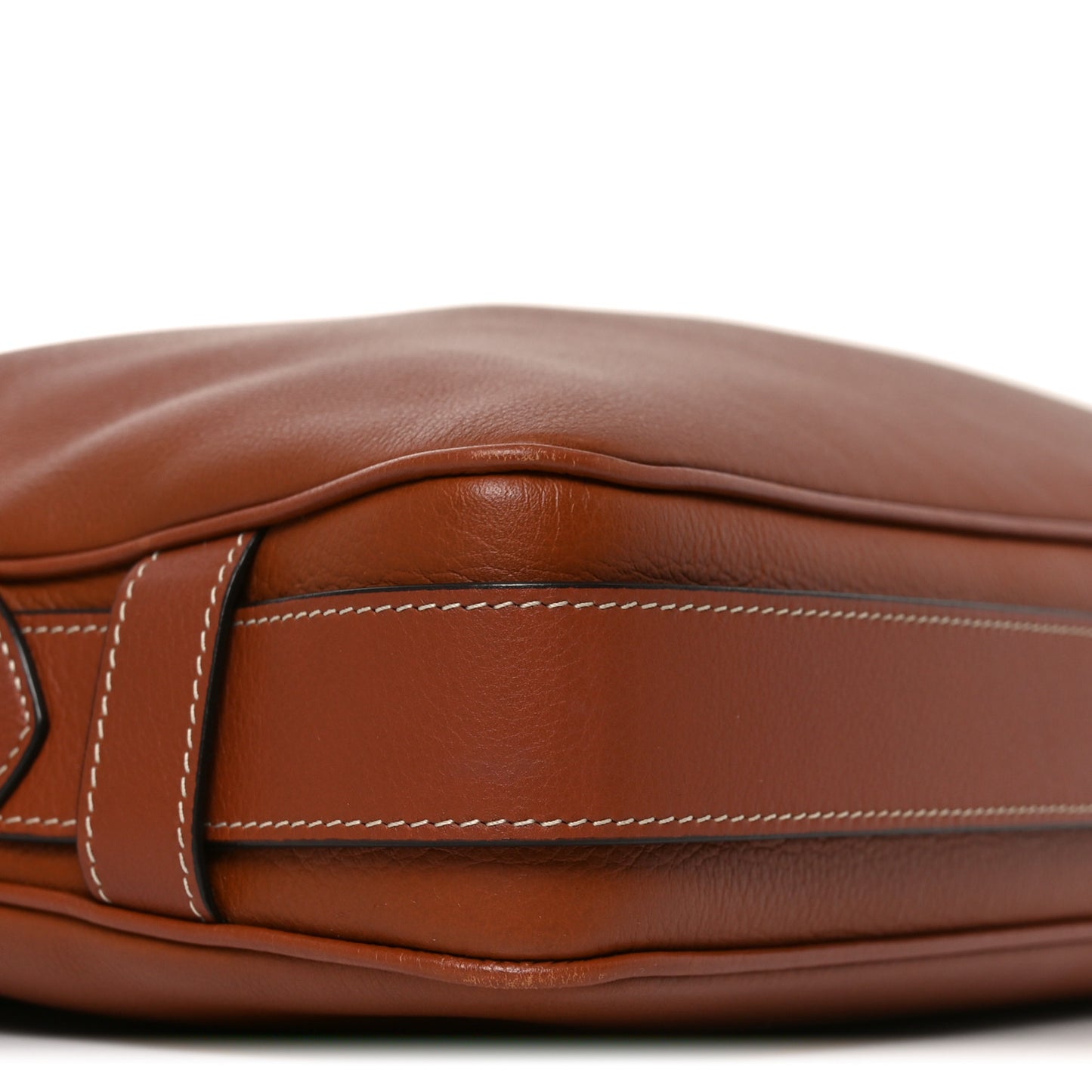 Supple Calfskin Medium Romy Shoulder Bag Tan