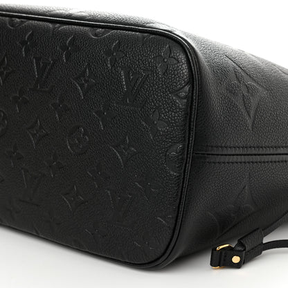 Louis Vuitton Empreinte Monogram Giant Neverfull MM Black 9 of 10