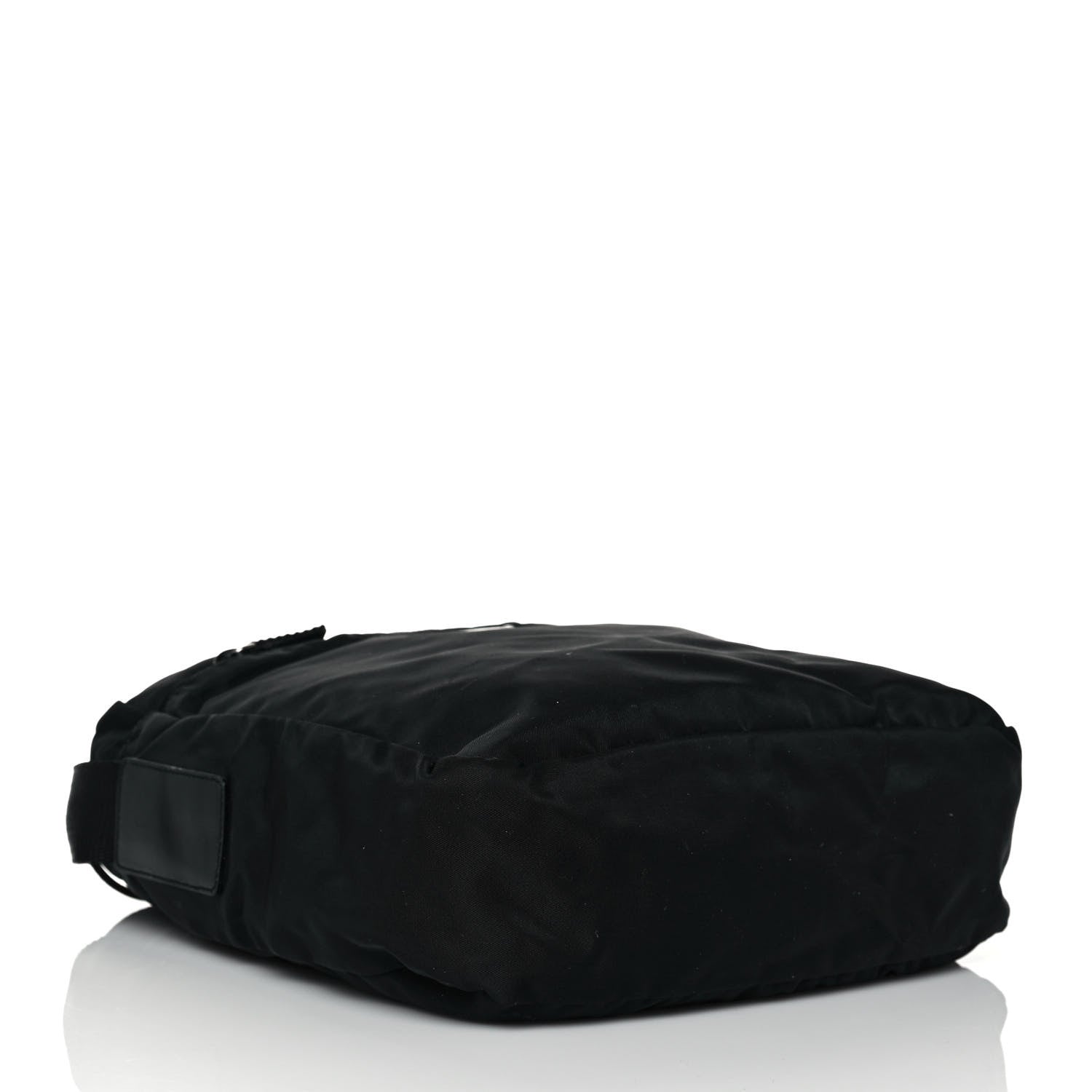 Prada Nylon Flat Messenger Bag Black 4 of 11