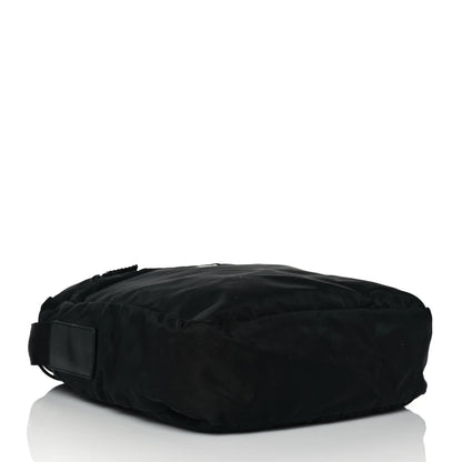 Prada Nylon Flat Messenger Bag Black 4 of 11