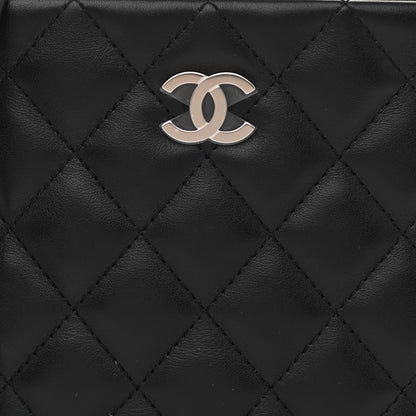 Chanel Lambskin Quilted Crossbody Bag Black 9 of 11