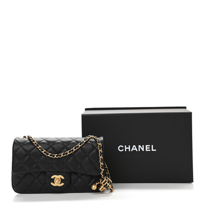 Chanel Lambskin Quilted Mini Rectangular Pearl Crush Flap Black 13 of 13