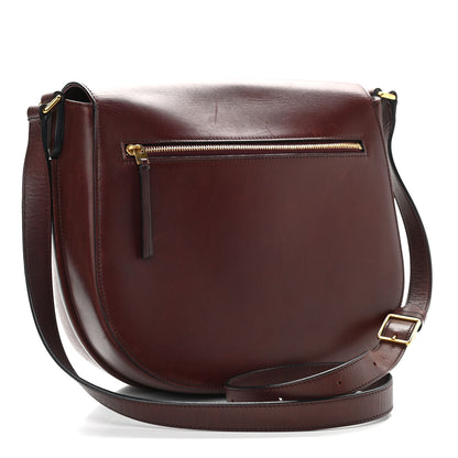 Celine Natural Calfskin Medium Trotteur Burgundy 2 of 13