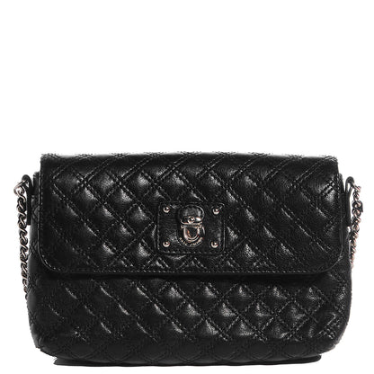 Marc Jacobs Quilted Lambskin Skinny Single Flap Black 1 of 9