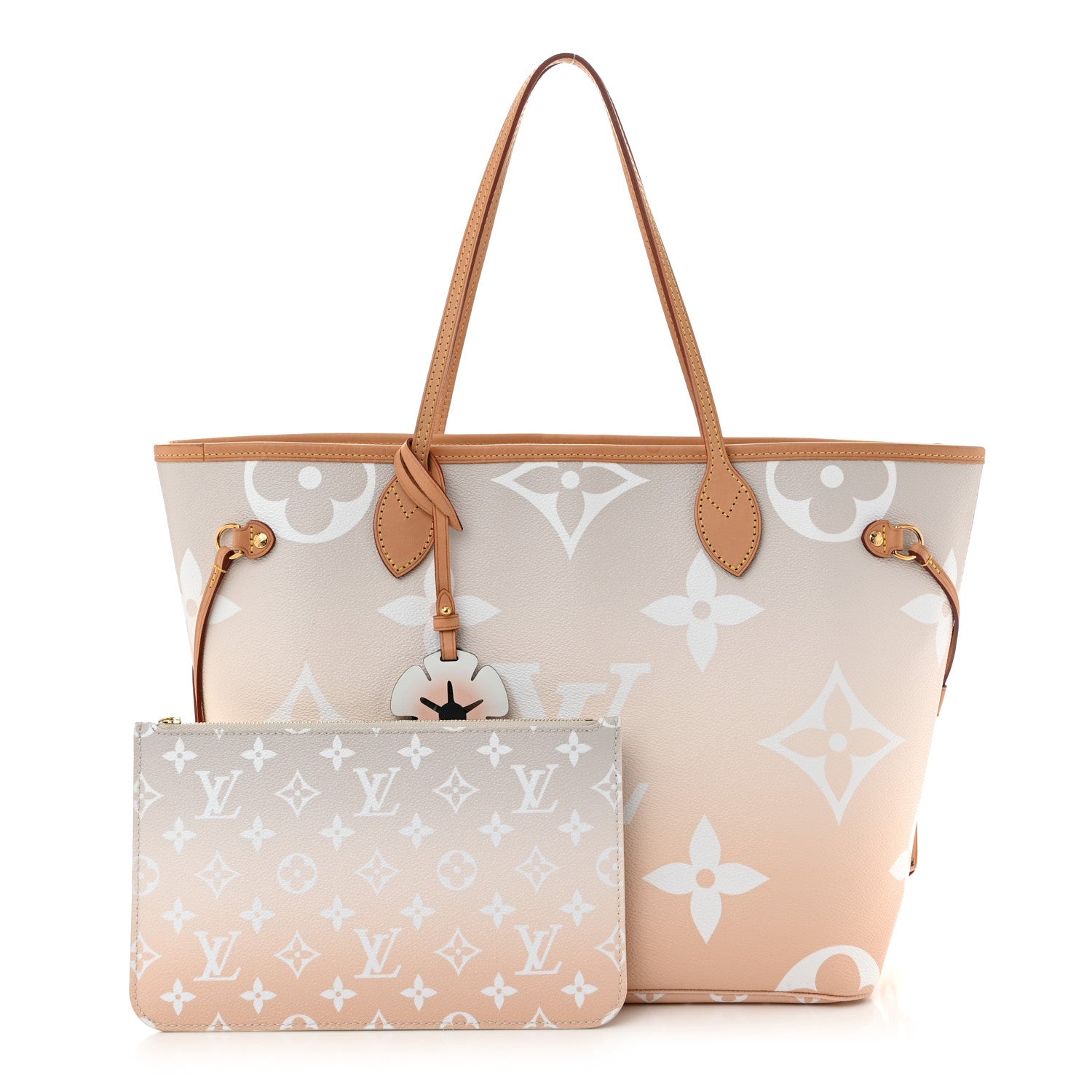 Louis Vuitton Monogram Giant By The Pool Neverfull MM Brume 3 of 14