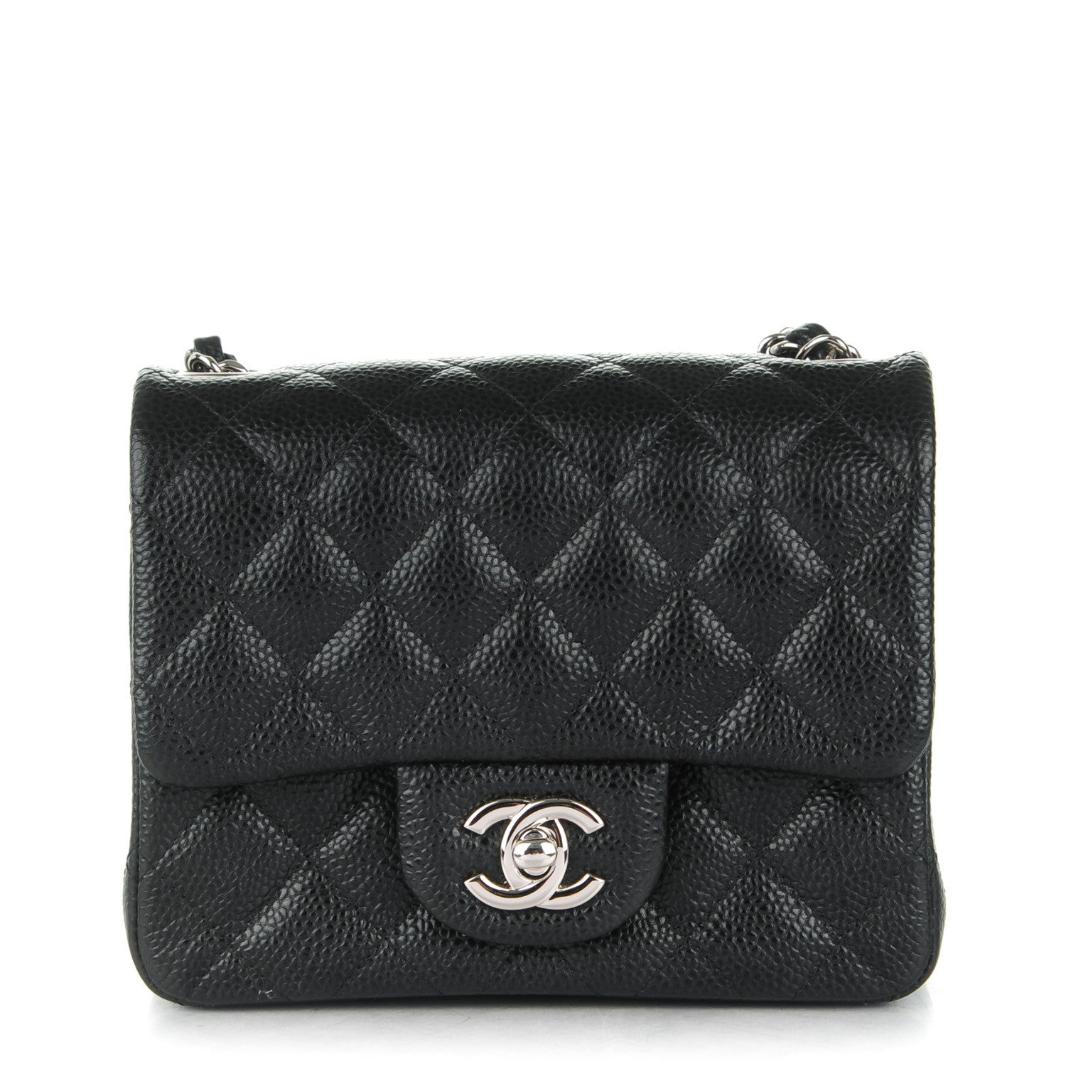 Chanel Caviar Quilted Mini Square Flap Black 1 of 8