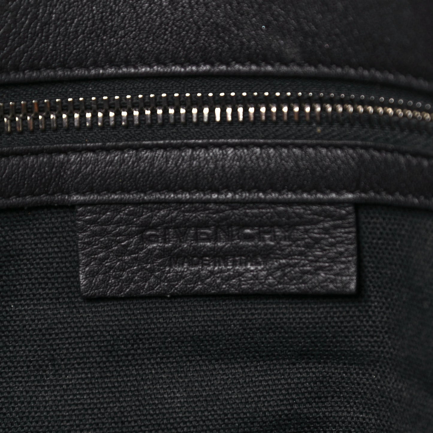 Grained Calfskin Medium Pandora Pure Flap Bag Black