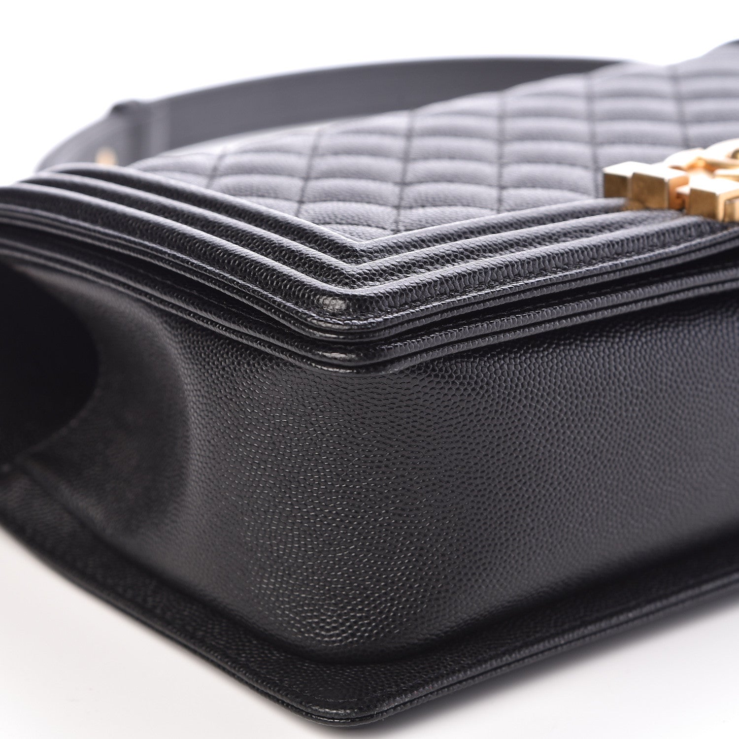 Chanel Caviar Quilted Medium Boy Flap Black 6 of 11