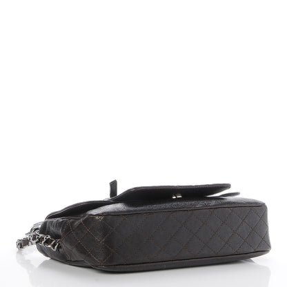 Chanel Glazed Caviar Small Pocket In The City Shoulder Bag Brown 4 of 8