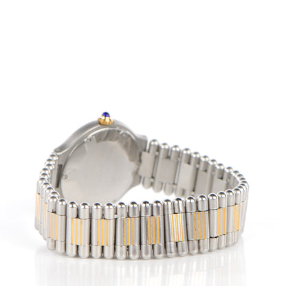 Cartier Stainless Steel 18K Yellow Gold 28mm Must De 21 Quartz Watch 8 of 9
