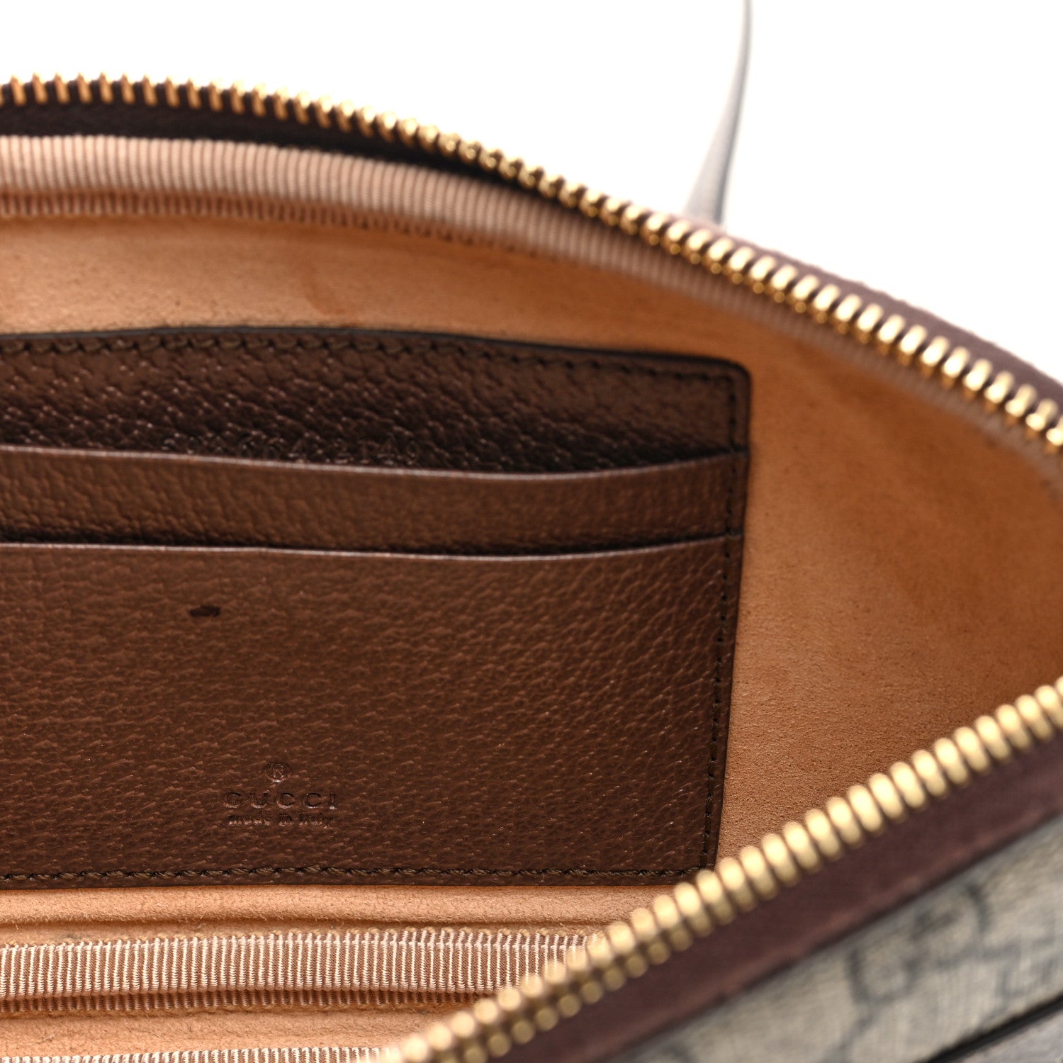 Gucci GG Supreme Monogram Web Mini Ophidia GG Bag Brown 6 of 10
